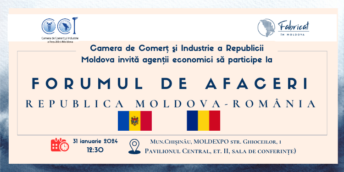 Antreprenorii din regiunea Ungheni sunt invitați la Forumul de afaceri Republica Moldova-România